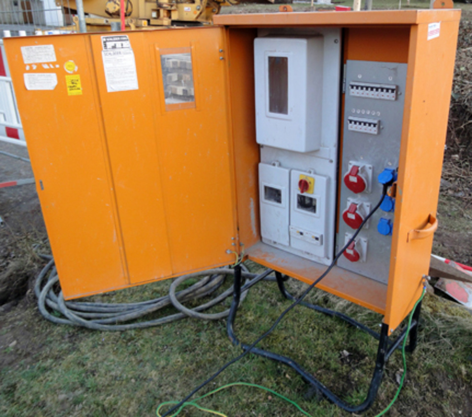 Baustromkasten bei Thomanek Elektrotechnik GmbH & Co.KG in Merkendorf