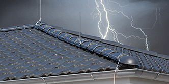 Äußerer Blitzschutz bei Thomanek Elektrotechnik GmbH & Co.KG in Merkendorf